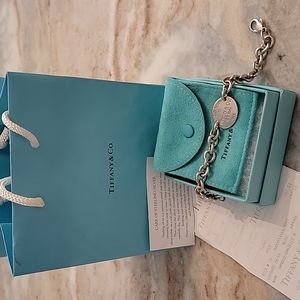 Tiffany & Co. Oval Tag Bracelet